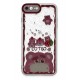 Newface iPhone 8 Kılıf Sweet Desenli Silikon Kapak - Pembe