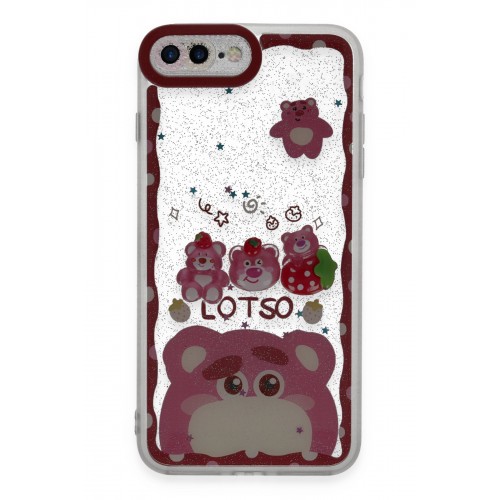 Newface iPhone 7 Plus Kılıf Sweet Desenli Silikon Kapak - Pembe Newface iPhone 7 Plus Kılıf Sweet Desenli Silikon Kapak - Pembe