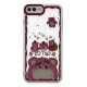 Newface iPhone 7 Plus Kılıf Sweet Desenli Silikon Kapak - Pembe Newface iPhone 7 Plus Kılıf Sweet Desenli Silikon Kapak - Pembe