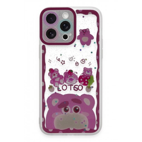 Newface iPhone 14 Pro Max Kılıf Sweet Desenli Silikon Kapak - Pembe Newface iPhone 14 Pro Max Kılıf Sweet Desenli Silikon Kapak - Pembe