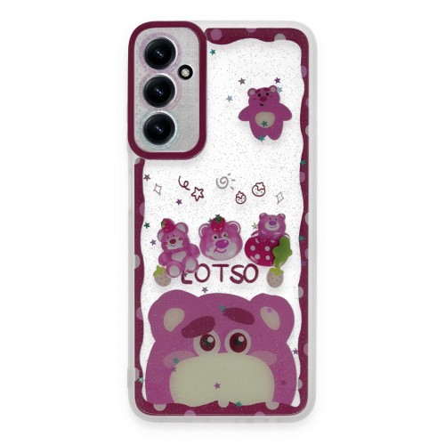 Newface Samsung Galaxy A15 4G Kılıf Sweet Desenli Silikon Kapak - Pembe Newface Samsung Galaxy A15 4G Kılıf Sweet Desenli Silikon Kapak - Pembe
