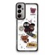 Newface Samsung Galaxy A25 5G Kılıf Sweet Desenli Silikon Kapak - Sarı