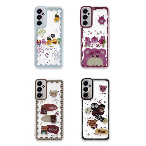 Newface Samsung Galaxy A34 5G Kılıf Sweet Desenli Silikon Kapak - Şeffaf Newface Samsung Galaxy A34 5G Kılıf Sweet Desenli Silikon Kapak - Şeffaf