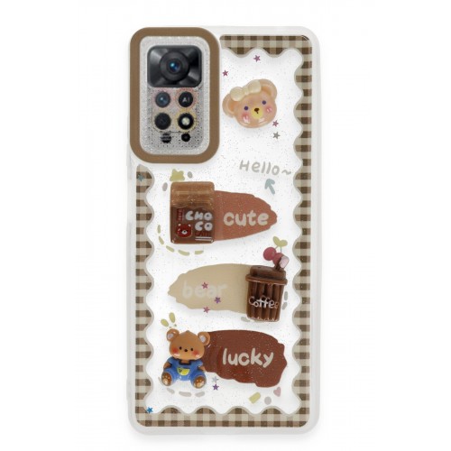 Newface Xiaomi Redmi Note 11 Pro Kılıf Sweet Desenli Silikon Kapak - Şeffaf Newface Xiaomi Redmi Note 11 Pro Kılıf Sweet Desenli Silikon Kapak - Şeffaf