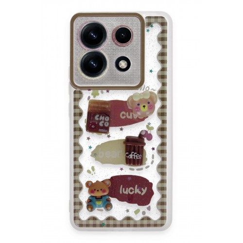 Newface Xiaomi Poco X6 Kılıf Sweet Desenli Silikon Kapak - Şeffaf Newface Xiaomi Poco X6 Kılıf Sweet Desenli Silikon Kapak - Şeffaf