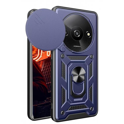 Newface Xiaomi Redmi A3 4G Kılıf Pars Lens Yüzüklü Silikon - Lacivert Newface Xiaomi Redmi A3 4G Kılıf Pars Lens Yüzüklü Silikon - Lacivert