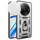 Newface Xiaomi Redmi A3 4G Kılıf Pars Lens Yüzüklü Silikon - Gümüş Newface Xiaomi Redmi A3 4G Kılıf Pars Lens Yüzüklü Silikon - Gümüş