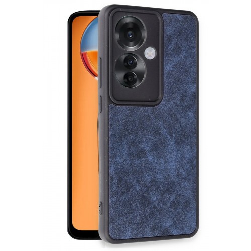Newface Oppo Reno 11F Kılıf Aras Deri Kapak - Lacivert Newface Oppo Reno 11F Kılıf Aras Deri Kapak - Lacivert