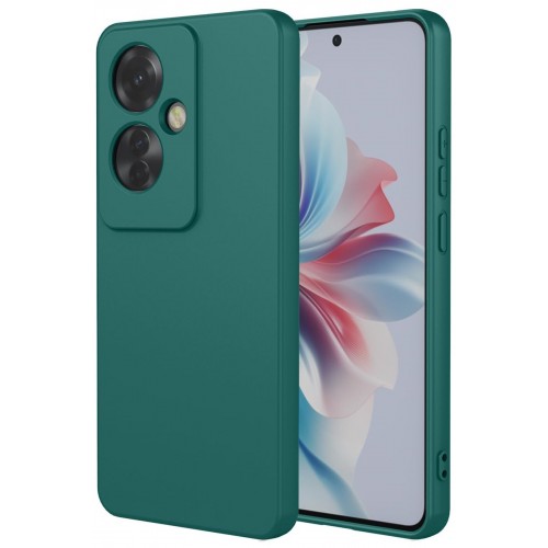 Newface Oppo Reno 11F Kılıf First Silikon - Koyu Yeşil Newface Oppo Reno 11F Kılıf First Silikon - Koyu Yeşil