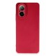 Newface Realme 12 Lite Kılıf First Silikon - Kırmızı