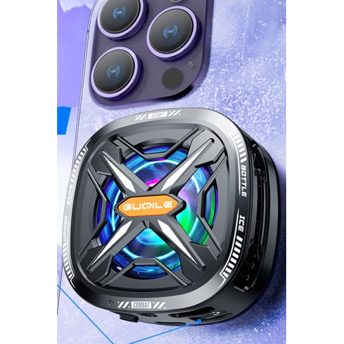 Newface FS05 15W RGB Radyatör Telefon Soğutucu Fan - Siyah Newface FS05 15W RGB Radyatör Telefon Soğutucu Fan - Siyah