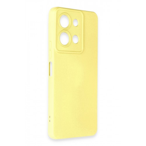 Newface Vivo Y36 Kılıf Nano içi Kadife Silikon - Sarı Newface Vivo Y36 Kılıf Nano içi Kadife Silikon - Sarı