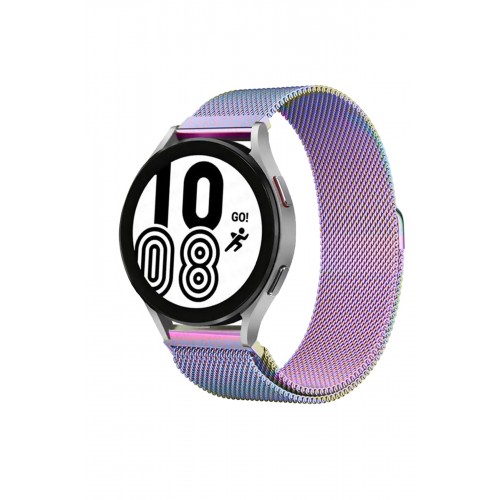 Newface GT4 46mm 22mm Metal Mıknatıslı Kordon - Rainbow Newface GT4 46mm 22mm Metal Mıknatıslı Kordon - Rainbow