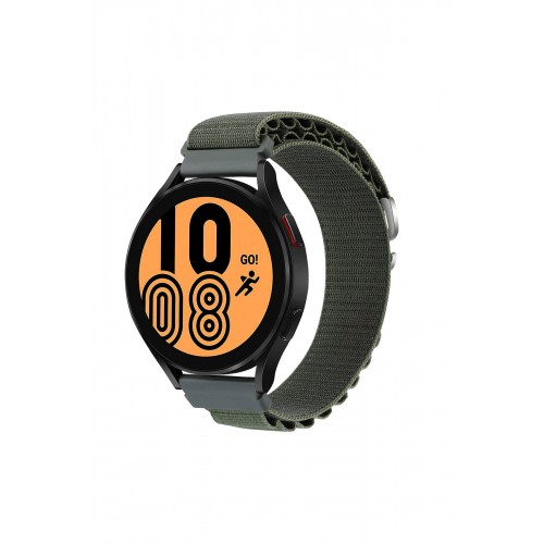 Newface GT4 46mm 22mm KR410 Kumaş Kordon - Yeşil
