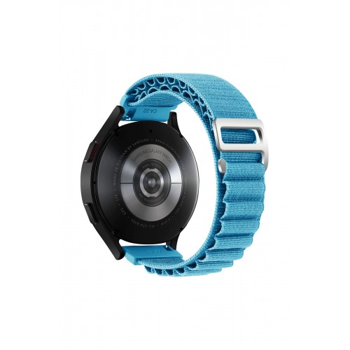 Newface GT4 46mm 22mm KR410 Kumaş Kordon - Mavi Newface GT4 46mm 22mm KR410 Kumaş Kordon - Mavi