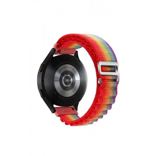 Newface GT4 46mm 22mm KR410 Kumaş Kordon - Gökkuşağı 1 Newface GT4 46mm 22mm KR410 Kumaş Kordon - Gökkuşağı 1