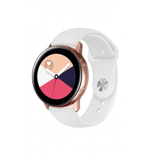 Newface GT4 46mm 22mm Klasik Kordon - Beyaz