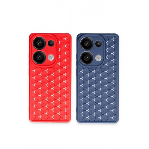 Newface Realme C65 Kılıf Petek Silikon Kapak - Lacivert Newface Realme C65 Kılıf Petek Silikon Kapak - Lacivert