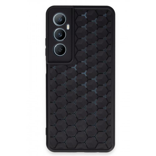 Newface Realme C65 Kılıf Petek Silikon Kapak - Siyah Newface Realme C65 Kılıf Petek Silikon Kapak - Siyah