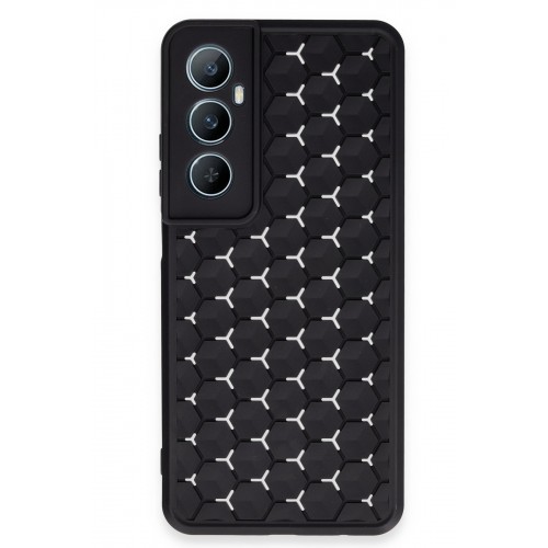 Newface Realme C65 Kılıf Petek Silikon Kapak - Siyah Newface Realme C65 Kılıf Petek Silikon Kapak - Siyah