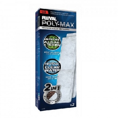 Fluval U3 Filtre Clearmax Kartuş, 2 Li Paket Fluval U3 Filtre Clearmax Kartuş, 2 Li Paket