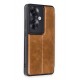 Newface Oppo Reno 11F Kılıf Flip Cover - Taba