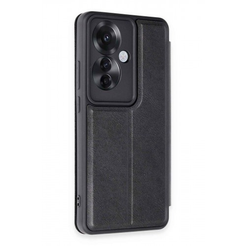 Newface Oppo Reno 11F Kılıf Flip Cover - Siyah Newface Oppo Reno 11F Kılıf Flip Cover - Siyah