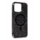 Newface iPhone 15 Kılıf Diamond Magsafe Kapak - Siyah
