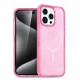 Newface iPhone 15 Pro Max Kılıf Glow Magsafe Kapak - Pembe