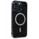 Newface iPhone 15 Pro Max Kılıf Diamond Magsafe Kapak - Siyah-Rainbow Newface iPhone 15 Pro Max Kılıf Diamond Magsafe Kapak - Siyah-Rainbow