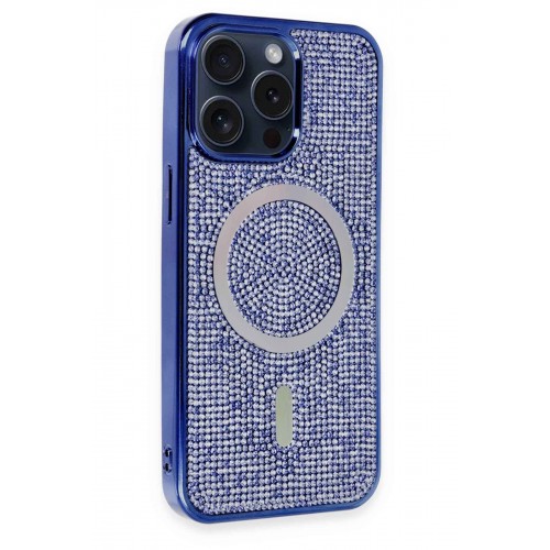 Newface iPhone 14 Pro Max Kılıf Diamond Magsafe Kapak - Lacivert Newface iPhone 14 Pro Max Kılıf Diamond Magsafe Kapak - Lacivert