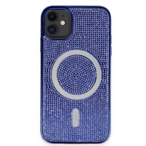 Newface iPhone 11 Kılıf Diamond Magsafe Kapak - Lacivert Newface iPhone 11 Kılıf Diamond Magsafe Kapak - Lacivert