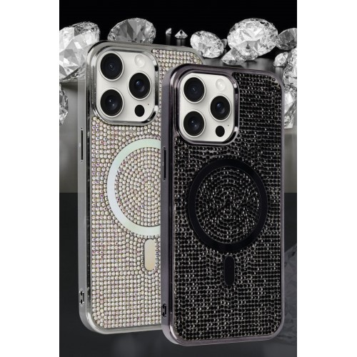 Newface iPhone 11 Kılıf Diamond Magsafe Kapak - Lacivert Newface iPhone 11 Kılıf Diamond Magsafe Kapak - Lacivert