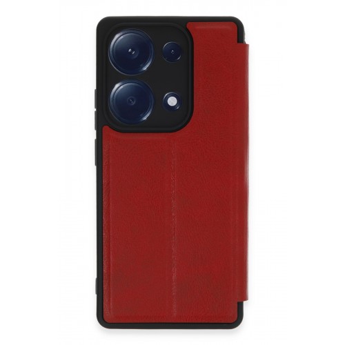 Newface Xiaomi Poco M6 Pro 4G Kılıf Flip Cover - Kırmızı Newface Xiaomi Poco M6 Pro 4G Kılıf Flip Cover - Kırmızı