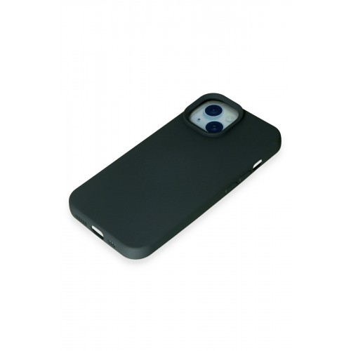 Newface iPhone 15 Kılıf Nano içi Kadife Silikon - Koyu Yeşil Newface iPhone 15 Kılıf Nano içi Kadife Silikon - Koyu Yeşil