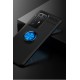 Newface Huawei P40 Pro Kılıf Range Yüzüklü Silikon - Siyah-Mavi