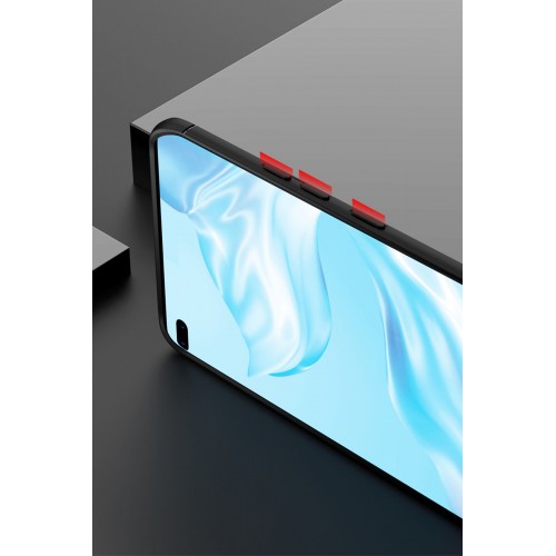 Newface Huawei P40 Pro Kılıf Range Yüzüklü Silikon - Siyah-Mavi Newface Huawei P40 Pro Kılıf Range Yüzüklü Silikon - Siyah-Mavi