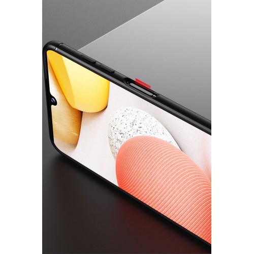 Newface Samsung Galaxy A12 Kılıf Range Yüzüklü Silikon - Kırmızı Newface Samsung Galaxy A12 Kılıf Range Yüzüklü Silikon - Kırmızı