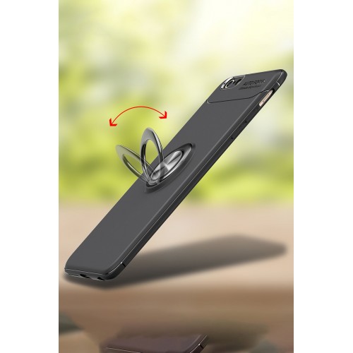 Newface iPhone 6 Kılıf Range Yüzüklü Silikon - Kırmızı Newface iPhone 6 Kılıf Range Yüzüklü Silikon - Kırmızı