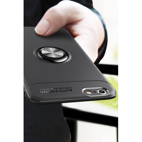 Newface iPhone 6 Kılıf Range Yüzüklü Silikon - Kırmızı Newface iPhone 6 Kılıf Range Yüzüklü Silikon - Kırmızı