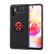 Newface Xiaomi Redmi Note 11 SE Kılıf Range Yüzüklü Silikon - Siyah-Kırmızı Newface Xiaomi Redmi Note 11 SE Kılıf Range Yüzüklü Silikon - Siyah-Kırmızı