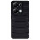 Newface Xiaomi Poco M6 Pro 4G Kılıf Bibercas Silikon Kapak - Siyah