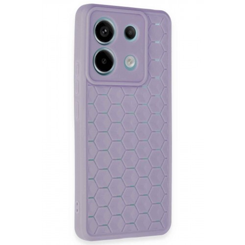 Newface Xiaomi Poco X6 Kılıf Petek Silikon Kapak - Lila Newface Xiaomi Poco X6 Kılıf Petek Silikon Kapak - Lila