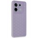 Newface Xiaomi Poco X6 Kılıf Petek Silikon Kapak - Lila Newface Xiaomi Poco X6 Kılıf Petek Silikon Kapak - Lila