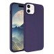 Newface iPhone 12 Kılıf First Silikon - Mürdüm