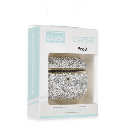 NEWFACE ARPODS PRO (1.NESIL) LUZ TAŞLI KILIF - MAVI NEWFACE ARPODS PRO (1.NESIL) LUZ TAŞLI KILIF - MAVI