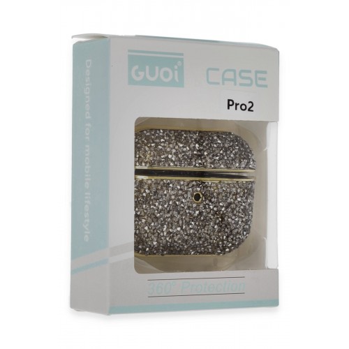 NEWFACE ARPODS PRO (1.NESIL) LUZ TAŞLI KILIF - SIYAH NEWFACE ARPODS PRO (1.NESIL) LUZ TAŞLI KILIF - SIYAH