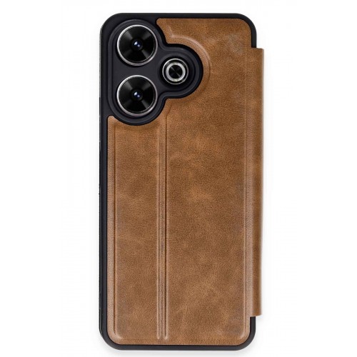 Newface Xiaomi Redmi 13 Kılıf Flip Cover - Taba Newface Xiaomi Redmi 13 Kılıf Flip Cover - Taba
