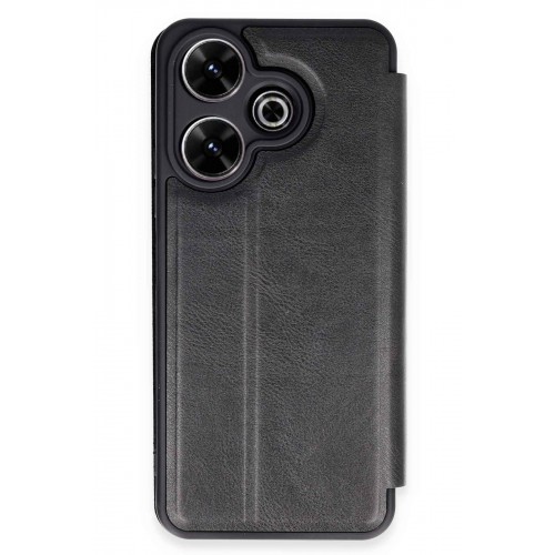 Newface Xiaomi Redmi 13 Kılıf Flip Cover - Siyah Newface Xiaomi Redmi 13 Kılıf Flip Cover - Siyah
