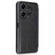 Newface Xiaomi Redmi 13 Kılıf Flip Cover - Siyah Newface Xiaomi Redmi 13 Kılıf Flip Cover - Siyah